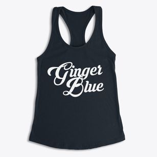 Ginger Blue Missouri Vintage Team Women's Racerback Tank