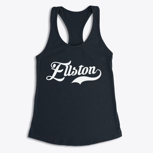 Ellston Iowa Vintage Team Women's Racerback Tank