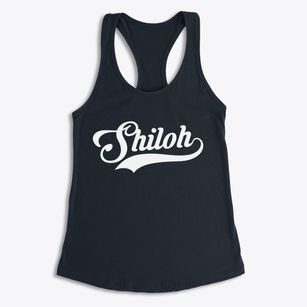 Shiloh Illinois Vintage Team Women's Racerback Tank