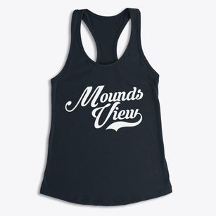 Mounds View Minnesota Vintage Team Women's Racerback Tank