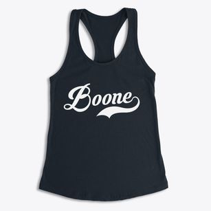 Boone Iowa Vintage Team Women's Racerback Tank