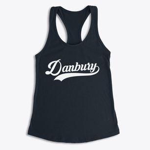 Danbury Connecticut Vintage Team Women's Racerback Tank