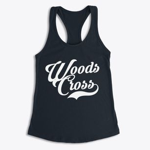 Woods Cross Utah Vintage Team Women's Racerback Tank