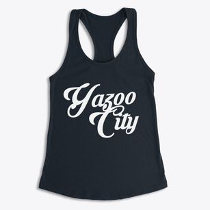 Yazoo City Mississippi Vintage Team Women's Racerback Tank