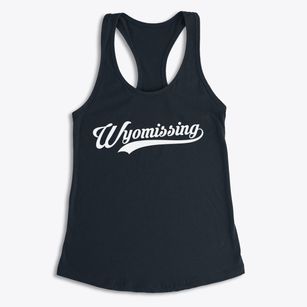 Wyomissing Pennsylvania Vintage Team Women's Racerback Tank