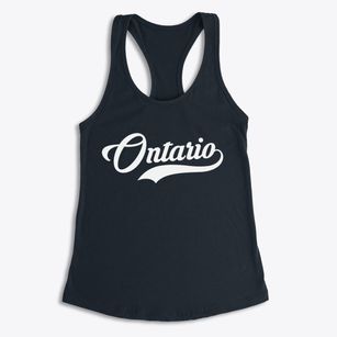 Ontario New York Vintage Team Women's Racerback Tank