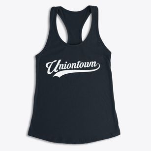 Uniontown Pennsylvania Vintage Team Women's Racerback Tank