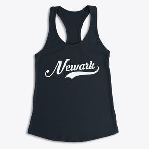 Newark New Jersey Vintage Team Women's Racerback Tank