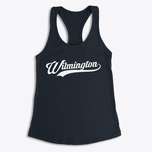 Wilmington Delaware Vintage Team Women's Racerback Tank