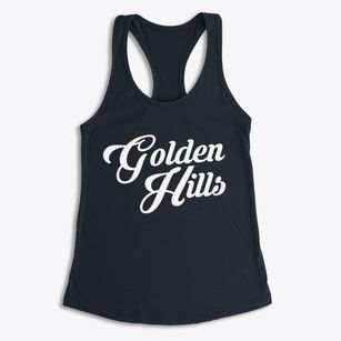 Golden Hills California Vintage Team Women's Racerback Tank