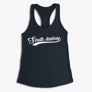 South Amboy New Jersey Vintage Team Women's Racerback Tank