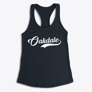 Oakdale Louisiana Vintage Team Women's Racerback Tank