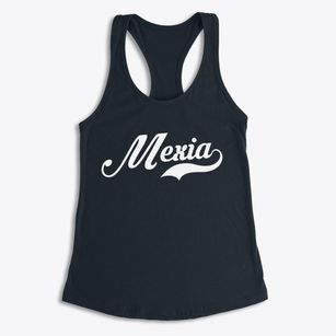 Mexia Texas Vintage Team Women's Racerback Tank