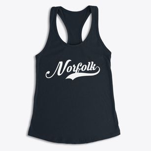 Norfolk Virginia Vintage Team Women's Racerback Tank