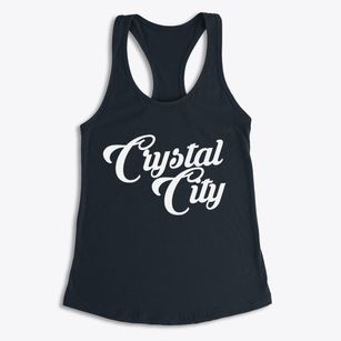 Crystal City Texas Vintage Team Women's Racerback Tank