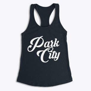 Park City Illinois Vintage Team Women's Racerback Tank