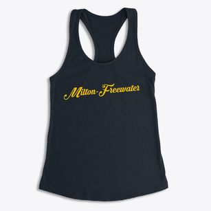 Milton-freewater Oregon Vintage Team Women's Racerback Tank