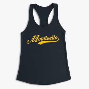 Monticello Kentucky Vintage Team Women's Racerback Tank