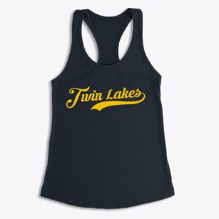Twin Lakes Wisconsin Vintage Team Women's Racerback Tank