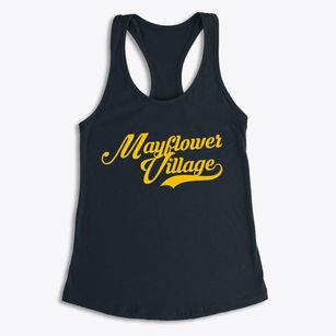 Mayflower Village California Vintage Team Women's Racerback Tank