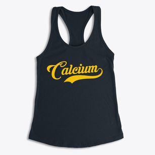 Calcium New York Vintage Team Women's Racerback Tank