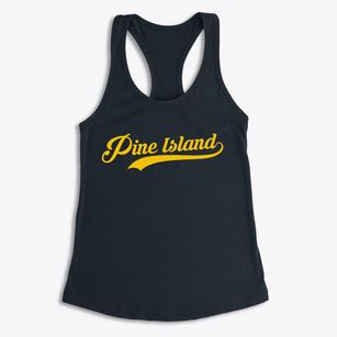Pine Island Minnesota Vintage Team Women's Racerback Tank