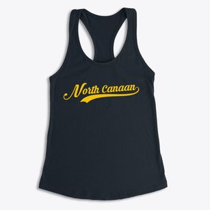 North Canaan Connecticut Vintage Team Women's Racerback Tank