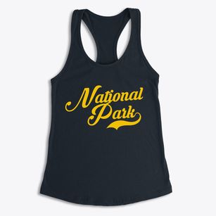 National Park New Jersey Vintage Team Women's Racerback Tank