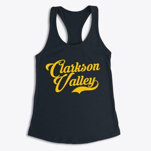 Clarkson Valley Missouri Vintage Team Women's Racerback Tank