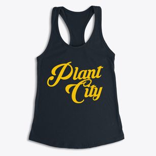 Plant City Florida Vintage Team Women's Racerback Tank