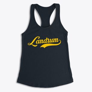 Landrum South Carolina Vintage Team Women's Racerback Tank