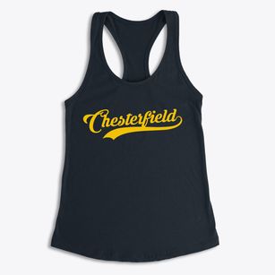 Chesterfield Indiana Vintage Team Women's Racerback Tank