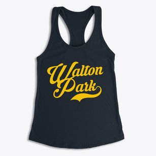 Walton Park New York Vintage Team Women's Racerback Tank