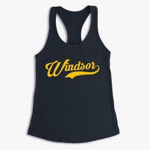 Windsor Connecticut Vintage Team Women's Racerback Tank