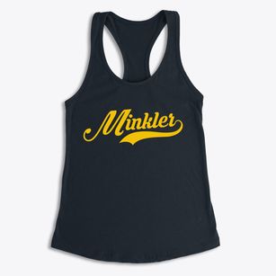 Minkler California Vintage Team Women's Racerback Tank