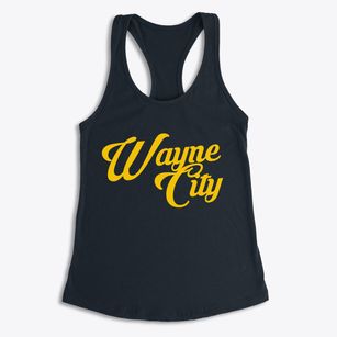 Wayne City Illinois Vintage Team Women's Racerback Tank