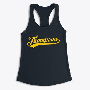 Thompson North Dakota Vintage Team Women's Racerback Tank