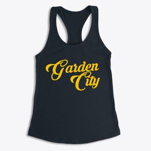 Garden City New York Vintage Team Women's Racerback Tank