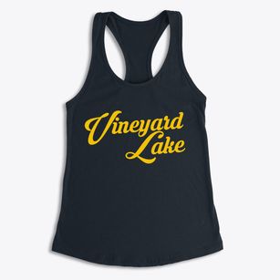 Vineyard Lake Michigan Vintage Team Women's Racerback Tank