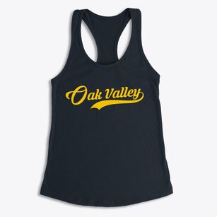 Oak Valley Texas Vintage Team Women's Racerback Tank
