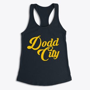 Dodd City Texas Vintage Team Women's Racerback Tank
