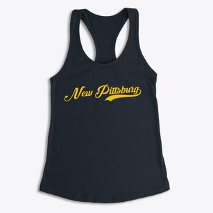 New Pittsburg Ohio Vintage Team Women's Racerback Tank