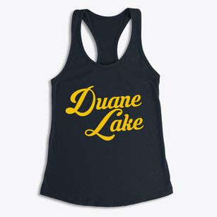 Duane Lake New York Vintage Team Women's Racerback Tank