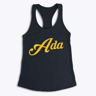 Ada Oklahoma Vintage Team Women's Racerback Tank