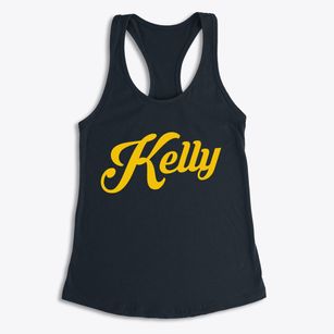 Kelly North Carolina Vintage Team Women's Racerback Tank