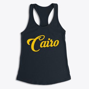 Cairo West Virginia Vintage Team Women's Racerback Tank