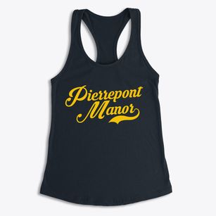Pierrepont Manor New York Vintage Team Women's Racerback Tank