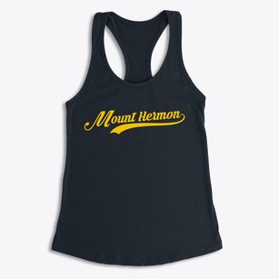 Mount Hermon New Jersey Vintage Team Women's Racerback Tank