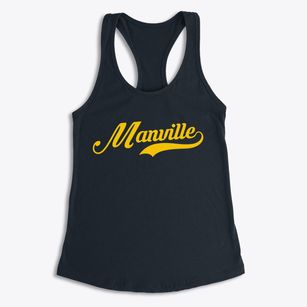 Manville Wyoming Vintage Team Women's Racerback Tank