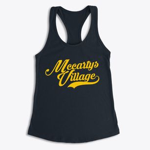 Mccartys Village New Mexico Vintage Team Women's Racerback Tank